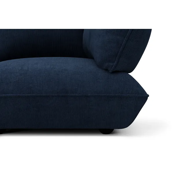 Sumo Recycled Cord Corner Seat Right Deep Blue