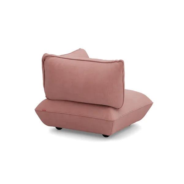 Sumo Ecksitz Rechts Aus Recyceltem Cord, Rosa