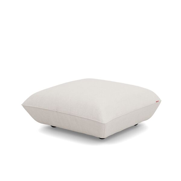 Pouf en Boucle Recyclée Sumo Crème