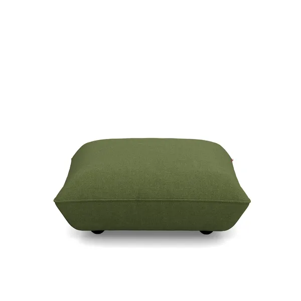 Sumo Recycled Bouclé Pouf Blattgrün