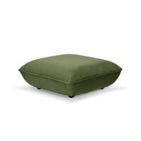 Sumo Samtpouf Aus Recyceltem Samt, Dunkelgrün