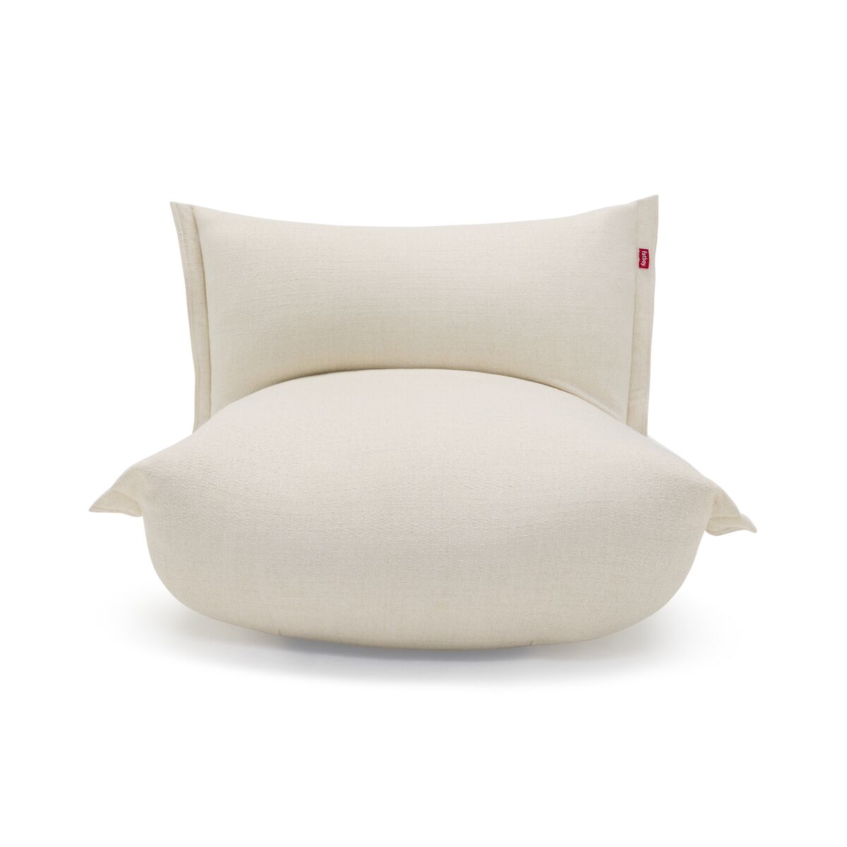 Bonbaron Slim Recycled Bouclé Fauteuil Crème