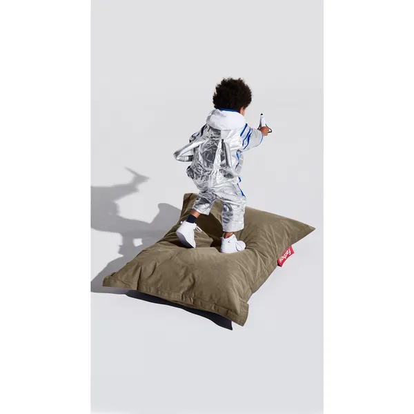 Junior Recycled Canvas Bean Bag Taupe Grey