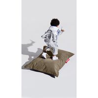 Junior Sitzsack Aus Recyceltem Canvas, Taupe-Grau