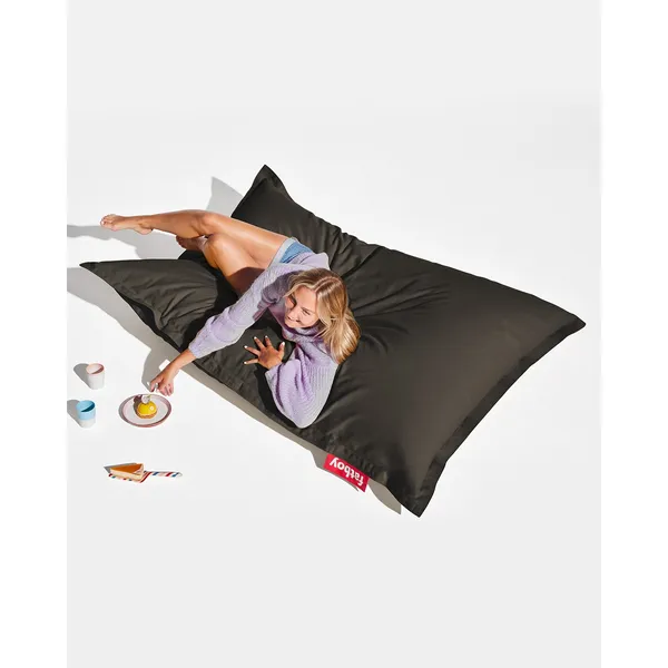 The Original Recycled Canvas Sækkestol Black Licorice