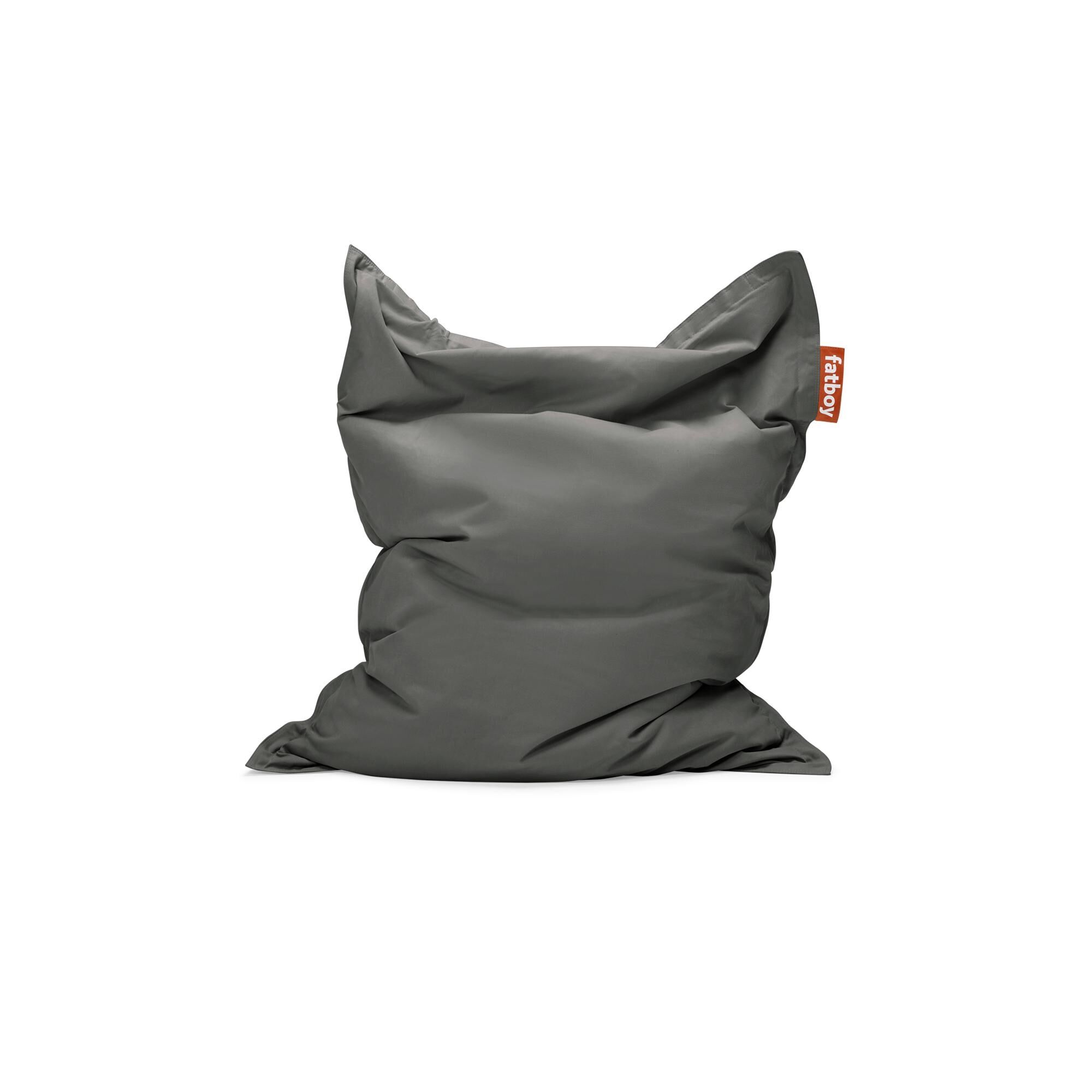 Pouf The Original en Toile Recyclée Gris Anthracite