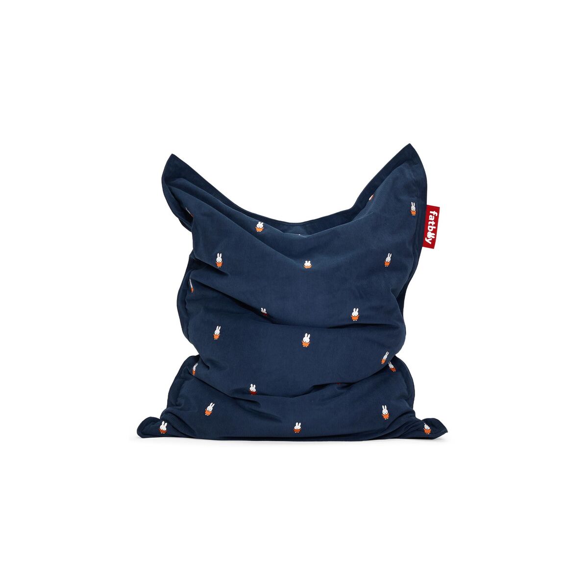 Original Slim Cord x Miffy Sitzsack, Tiefblau
