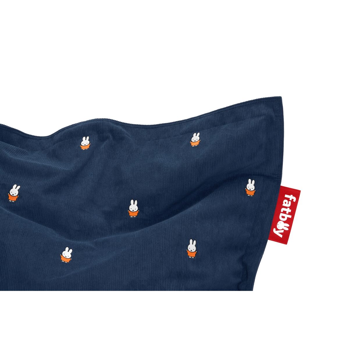 Original Slim Cord x Miffy Sitzsack, Tiefblau