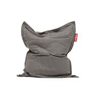 Pouf Original Slim Terry Noir Crème