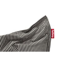 Pouf Original Slim Terry Noir Crème