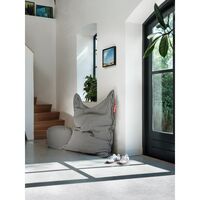 Pouf Original Slim Terry Noir Crème