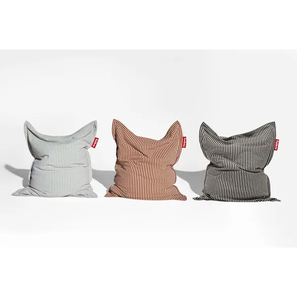 Original Slim Terry Bean Bag Black Cream