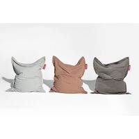 Pouf Original Slim Terry Noir Crème