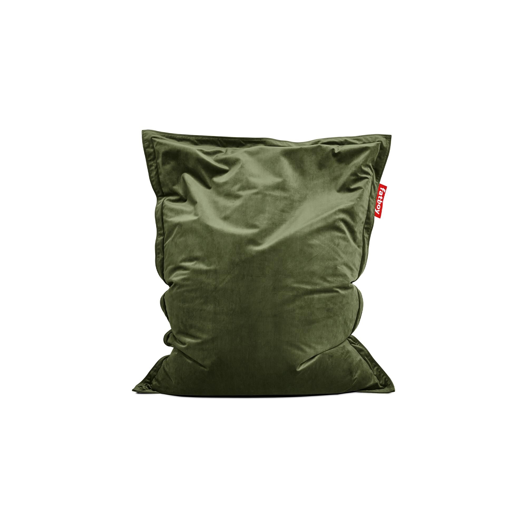 Pouf Original Slim Velvet Vert Foncé