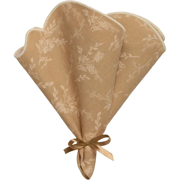 Gia Serviette Set Aus 2 Beige