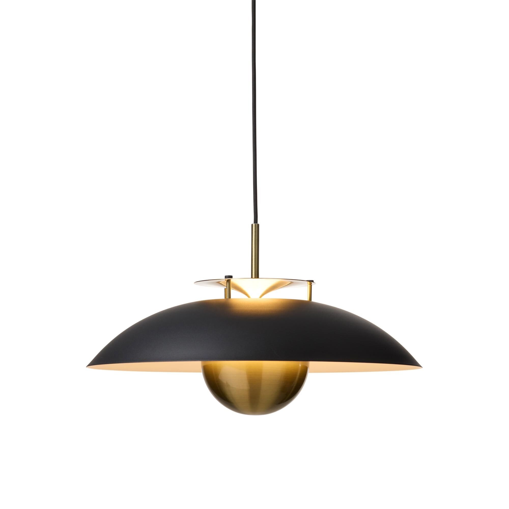 Stepp Taklampa &Oslash;46 Svart Antik