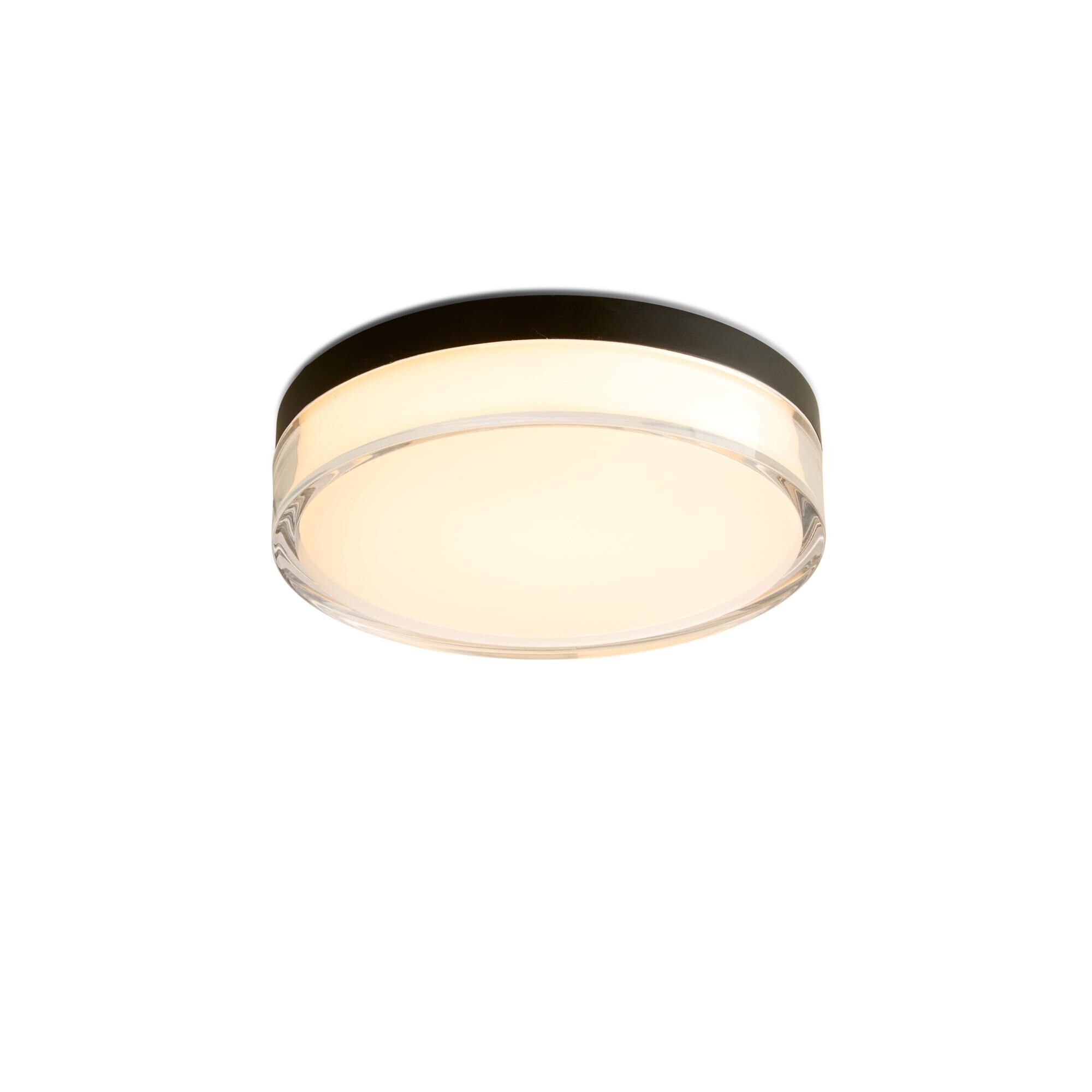 Klar Taklampa &Oslash;23 Akryl/ Svart