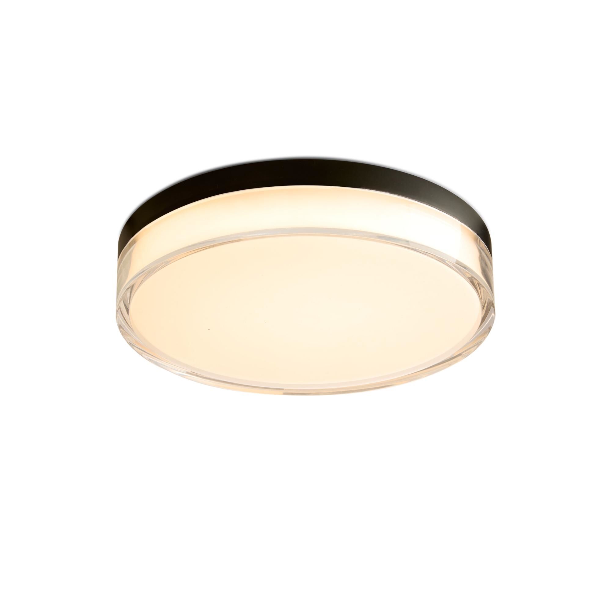 Klar Taklampa &Oslash;28 Akryl/ Svart