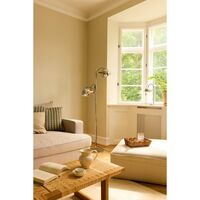 DC Stehlampe, 2-armig, Ø18, Chrom