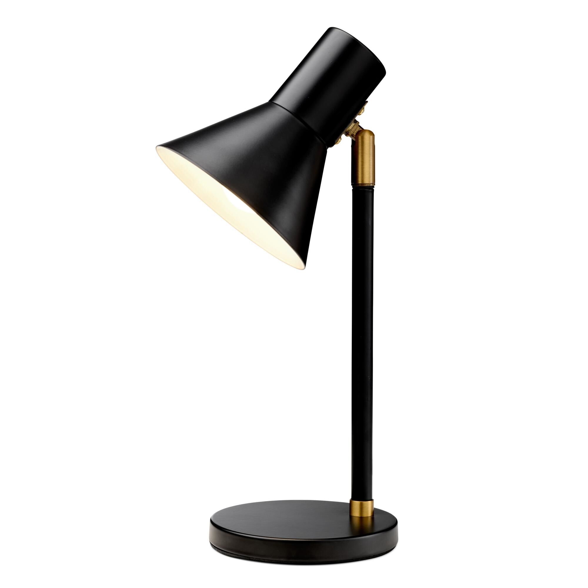 Style Bordlampe Svart Antikk
