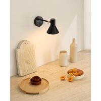 Style Wall Lamp Black Antique