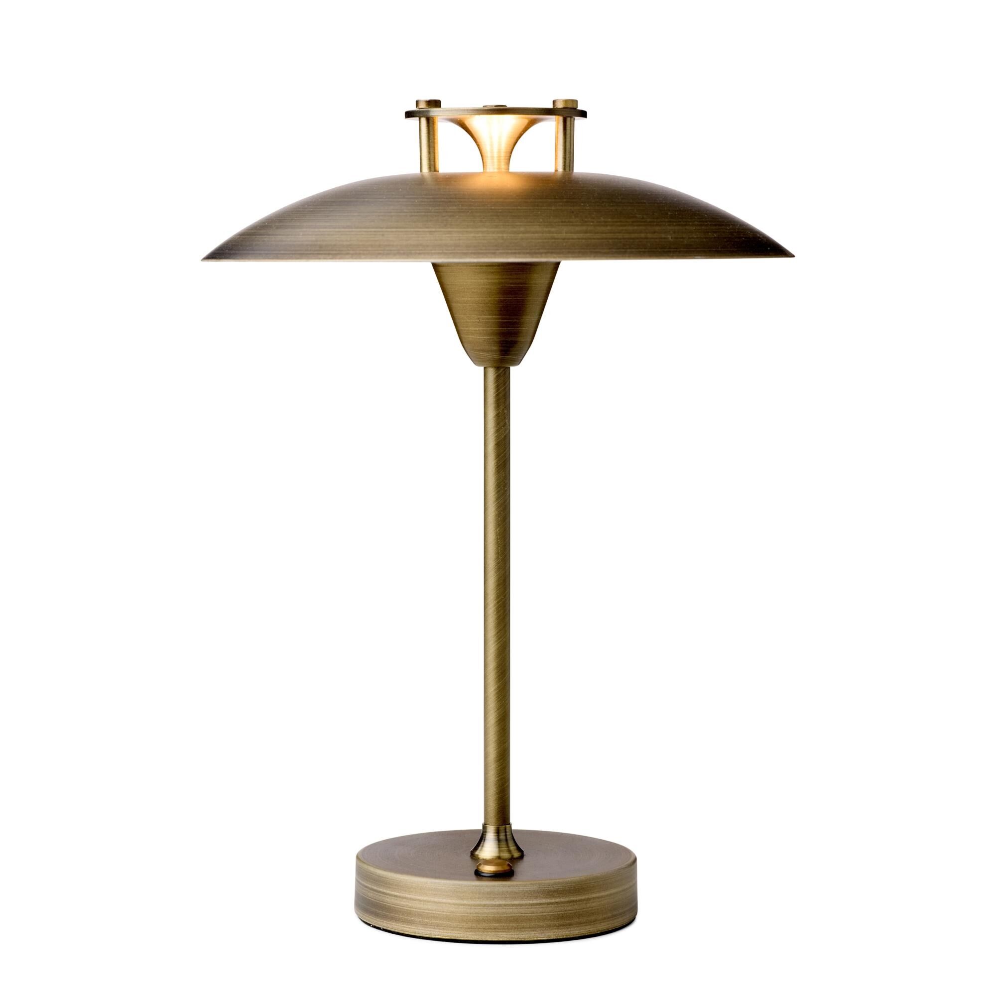 Mini Stepp 1-2-3 B&auml;rbar Bordslampa Antik
