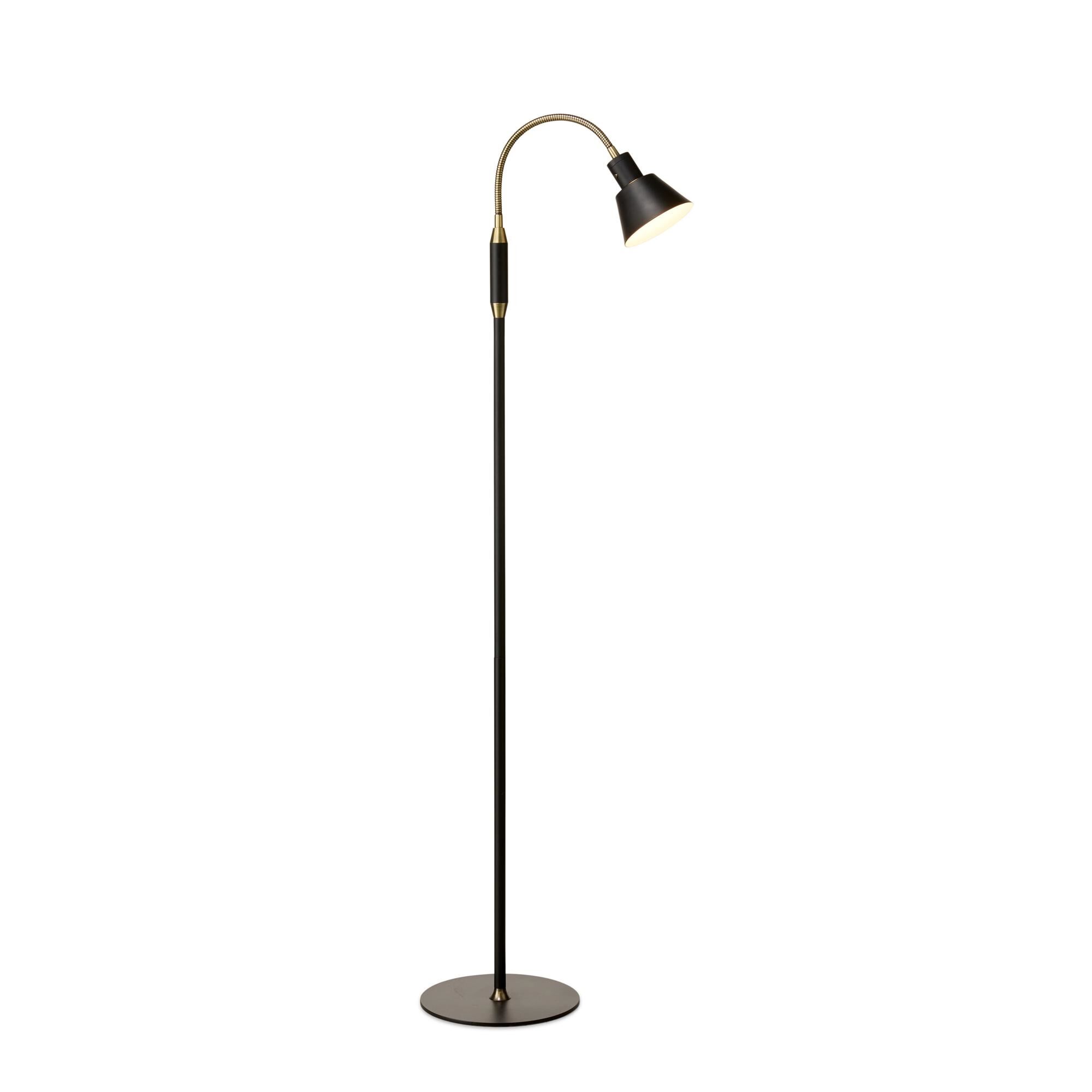Space Gulvlampe 1-arms LED Svart Antikk
