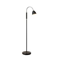 Room Gulvlampe 1-Arm Sort Krom