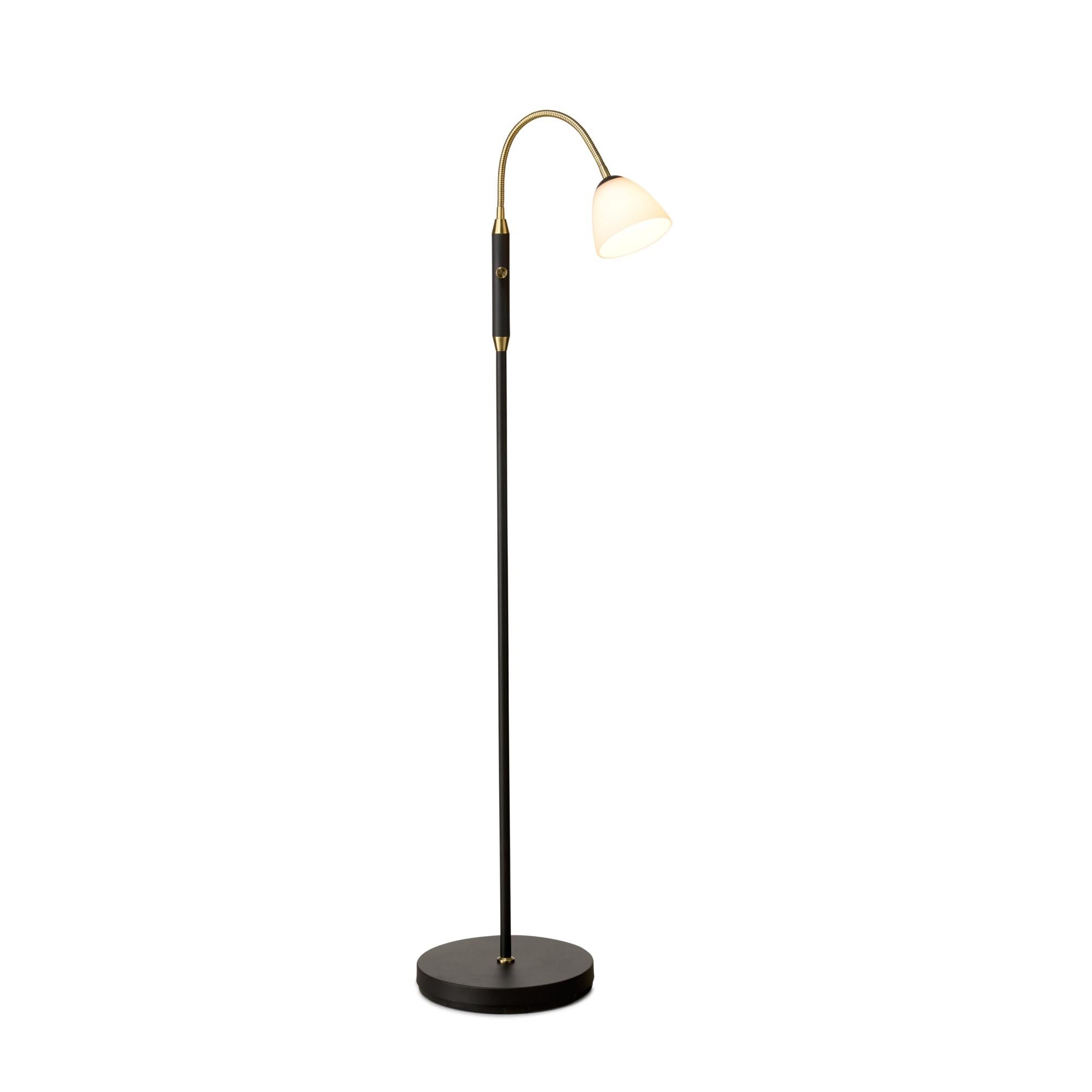 Lucid Golvlampa 1-arms LED Opal Antik