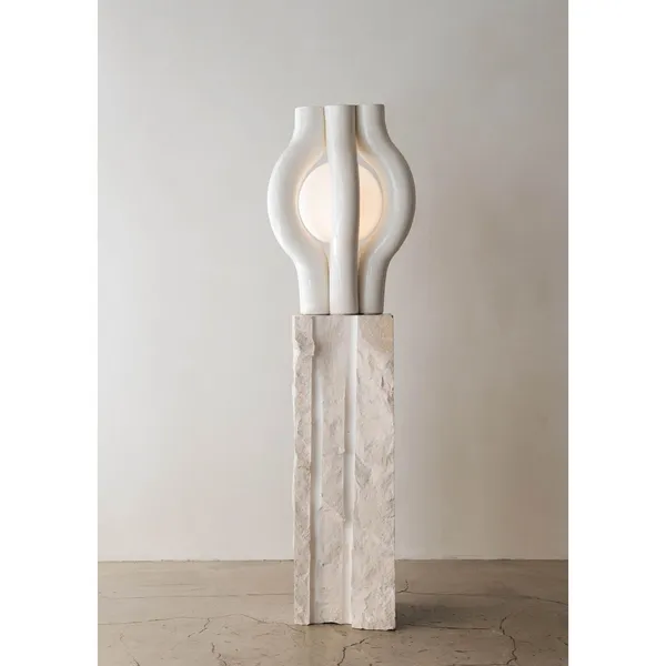 HALO Lichtskulptur Tischlampe Keramik