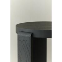Spina Stool Black Lacquered Oak