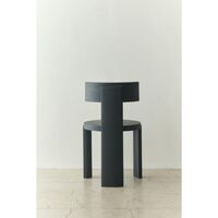 Spina Dining Chair Black Lacquered Oak