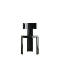 Spina Dining Chair Black Lacquered Beech