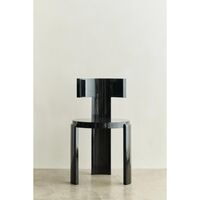 Spina Dining Chair Black Lacquered Beech