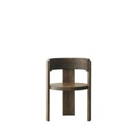 Spina Dining Chair With Armrests Smoked Oak