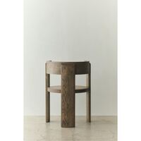 Spina Dining Chair With Armrests Smoked Oak