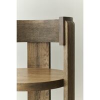Spina Dining Chair With Armrests Smoked Oak