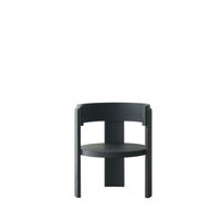 Spina Armchair Black Lacquered Oak