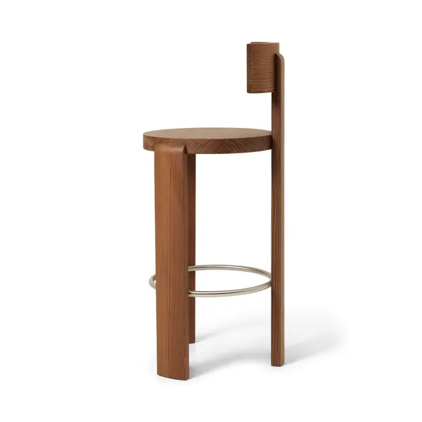 Spina Bar Stool Natural Oak