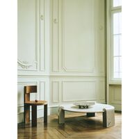 Column Stone Coffee Table Estremoz Marble