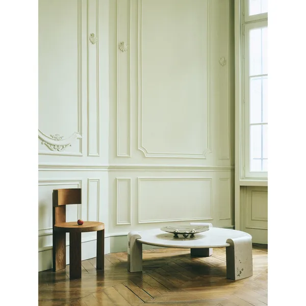 Column Stone Coffee Table Estremoz Marble