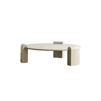 Column Stone Coffee Table Ataija Azul Marble