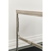 Axis Display Unit 01 Shelving Stainless Steel/Ataija Azul Marble