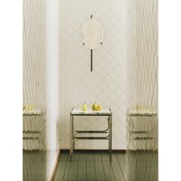 Axis Display Unit 01 Shelving Stainless Steel/Ataija Azul Marble