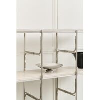 Axis Display Unit 02 Shelving Stainless Steel/Ataija Azul Marble