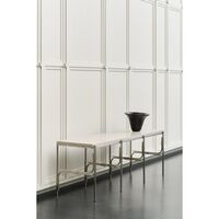 Axis Display Unit 03 Shelving Stainless Steel/Ataija Azul Marble