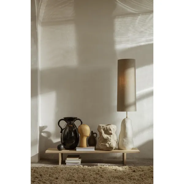 Hebe Vloerlamp Groot Wit M. Wit Lampenkap