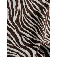 Le Grand Air Podnóżek Zebra/Brązowy/Biały