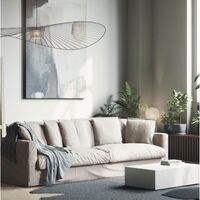 Le Grand Air Divano 4 Posti Zebra/Marrone/Bianco