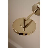 Asteria Wall Lamp Short & Hardwired Polished Brass